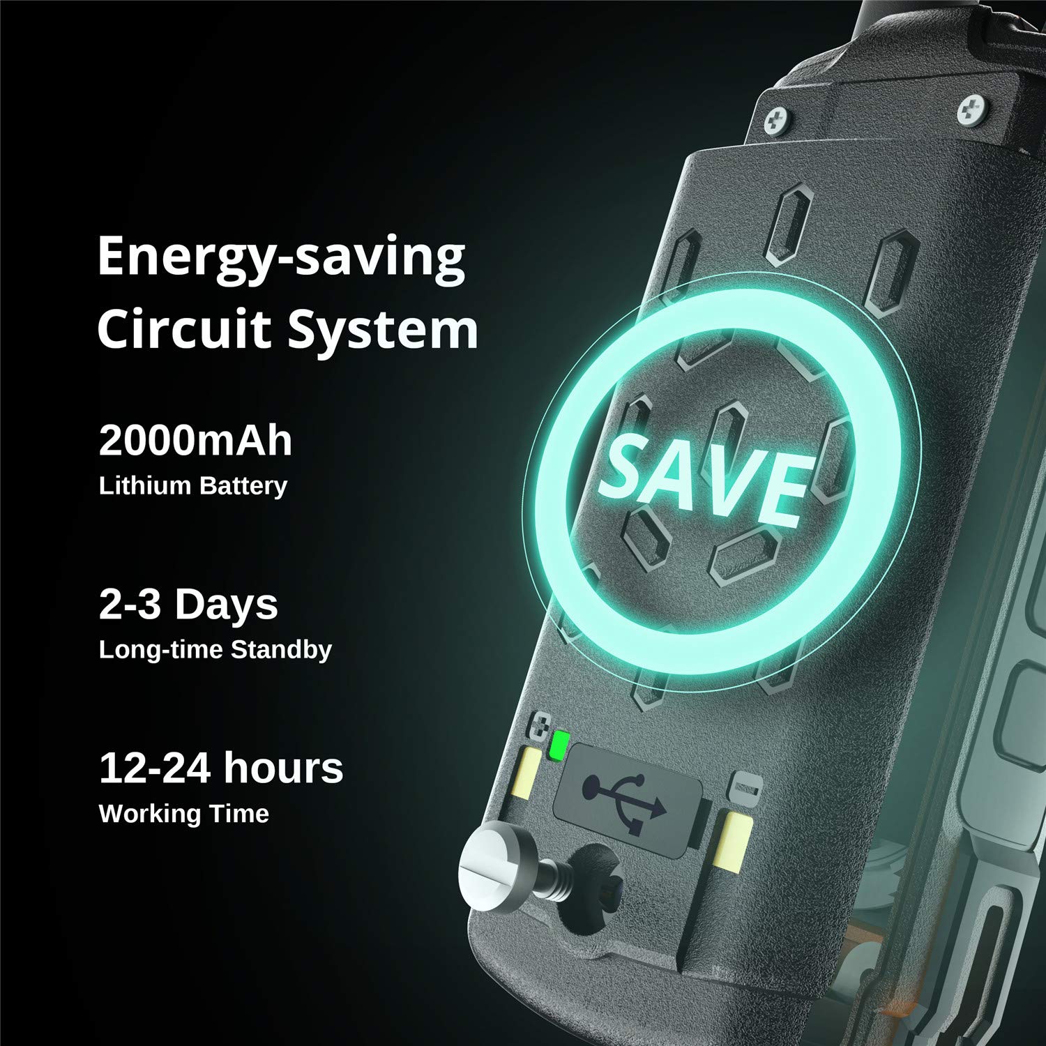 [2025 Upgraded Version] Radioddity GS-5B 8W Dual Band Ham Radio Handheld, Support Chirp & APP Programming, BT Headsets Connection, Channel Sync, IP56 Rainproof, Dual PTT, 512CH, 2000mAh USB-C Battery - Image 5