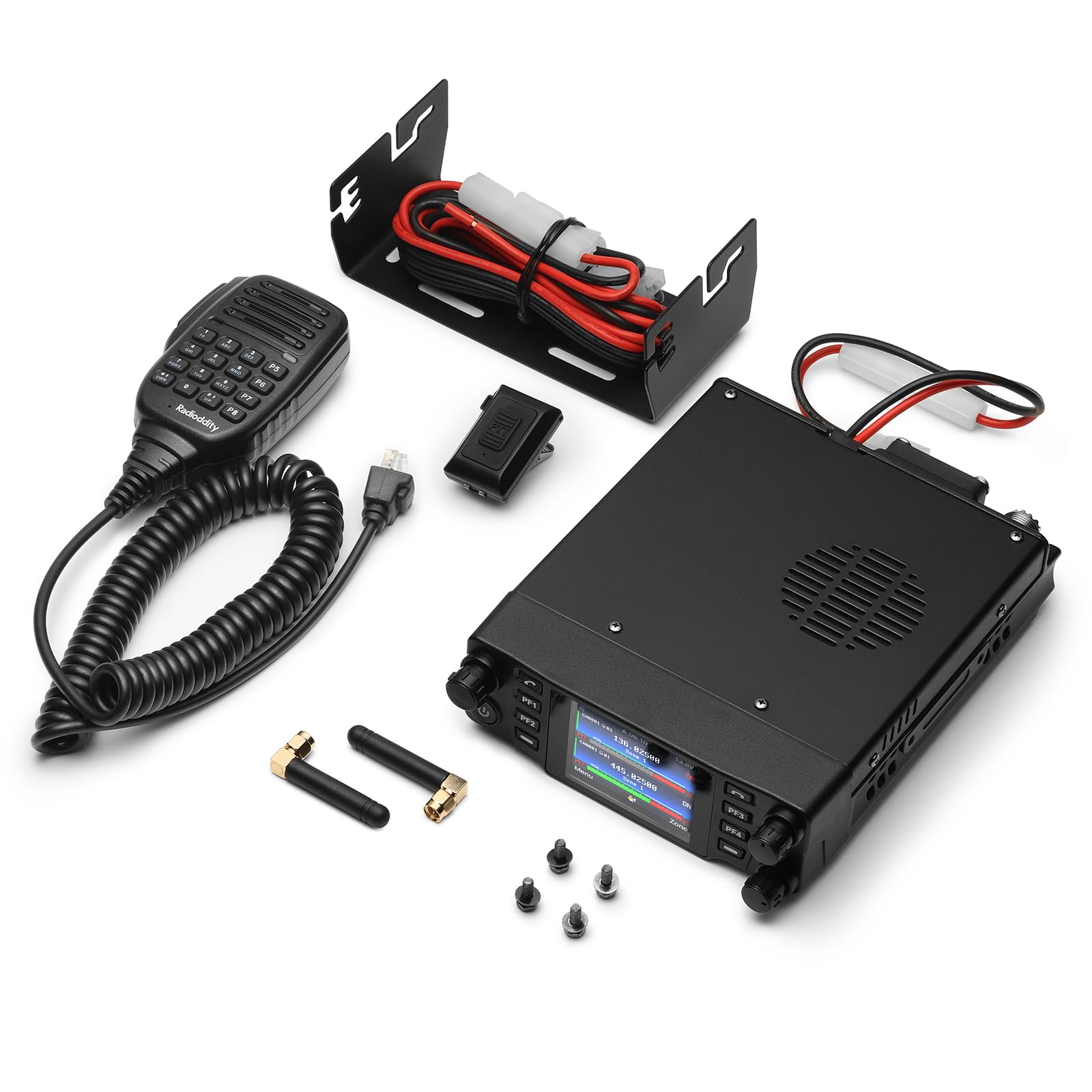 Radioddity DB40-D DMR & Analog 40W Mobile Radio with BT PTT & Earpiece, VHF UHF Dual Band Ham Amateur Radio with GPS/APRS, Cross-Band Repeater, SFR, Up to 500K ID Contacts, 4000 CH - Image 8