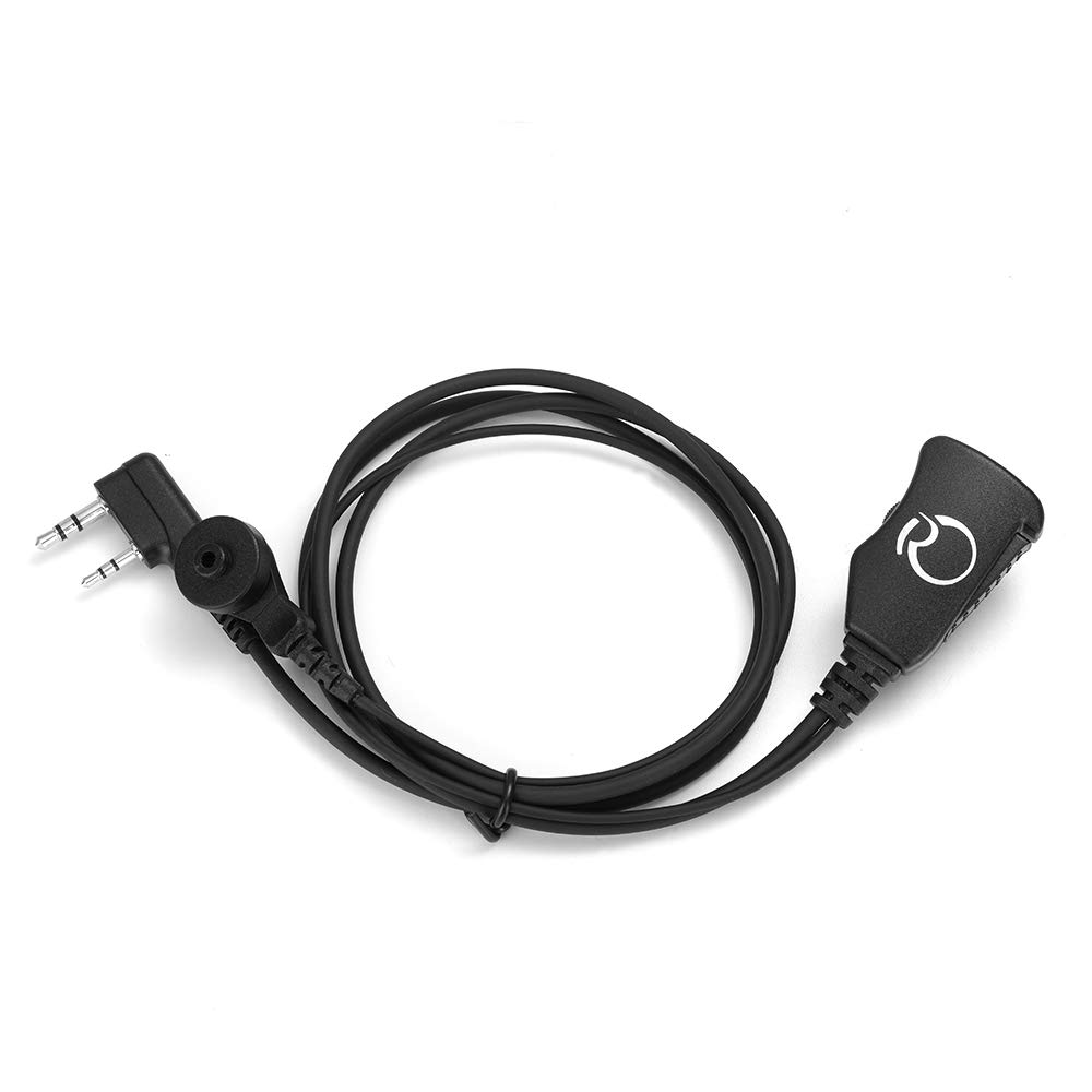 Radioddity E002 Walkie Talkies Air Acoustic Earpiece Adjustable Volume Headset Compatible with Baofeng UV-5R BF-888S BF-F8HP GA-2S GA-5S R2 Kenwood Two Way Radio (1 Pack) - Image 3