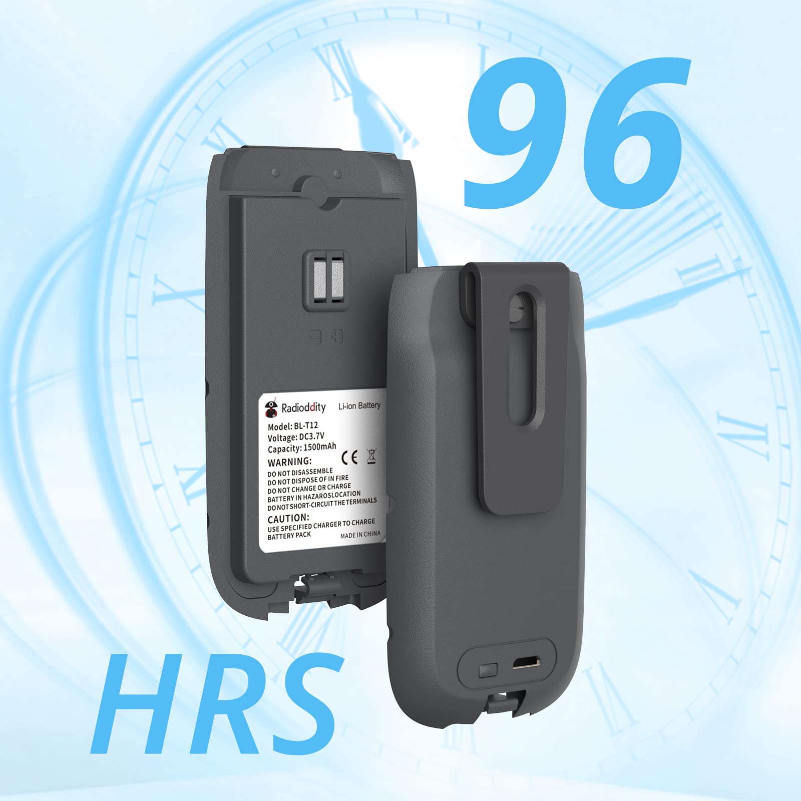 Radioddity FS-T3 Walkie Talkies for Adults Kids Long Range 4 Pack Rechargeable Walky Talky FRS Two Way Radio, 22 Channels USB Charging with Flashlight Earpiece for Camping - Image 8