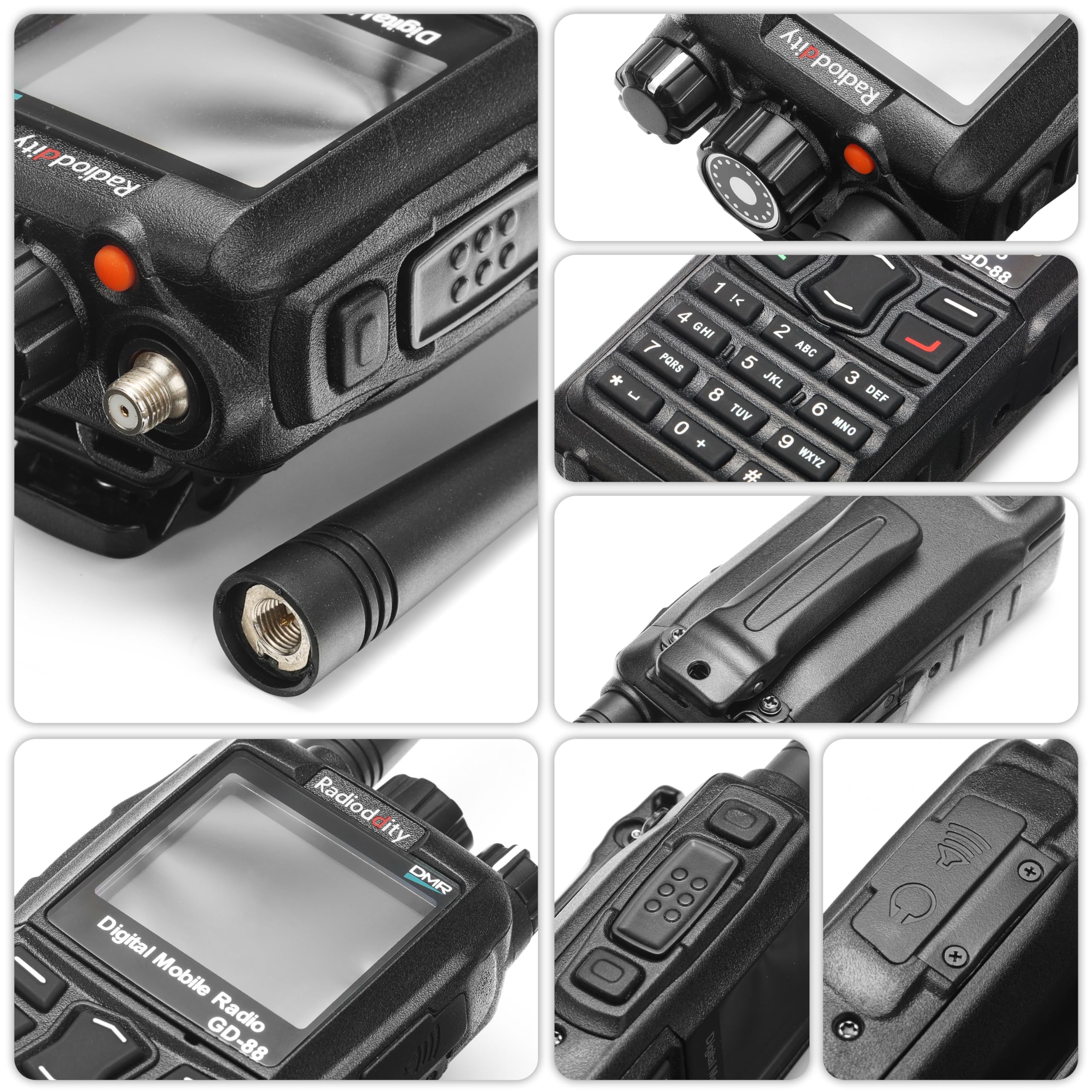 Radioddity GD-88 DMR & Analog 7W Handheld Radio, VHF UHF Dual Band Ham Two Way Radio, with GPS/APRS, Cross-Band Repeater, SFR, 300K Contacts - Image 7