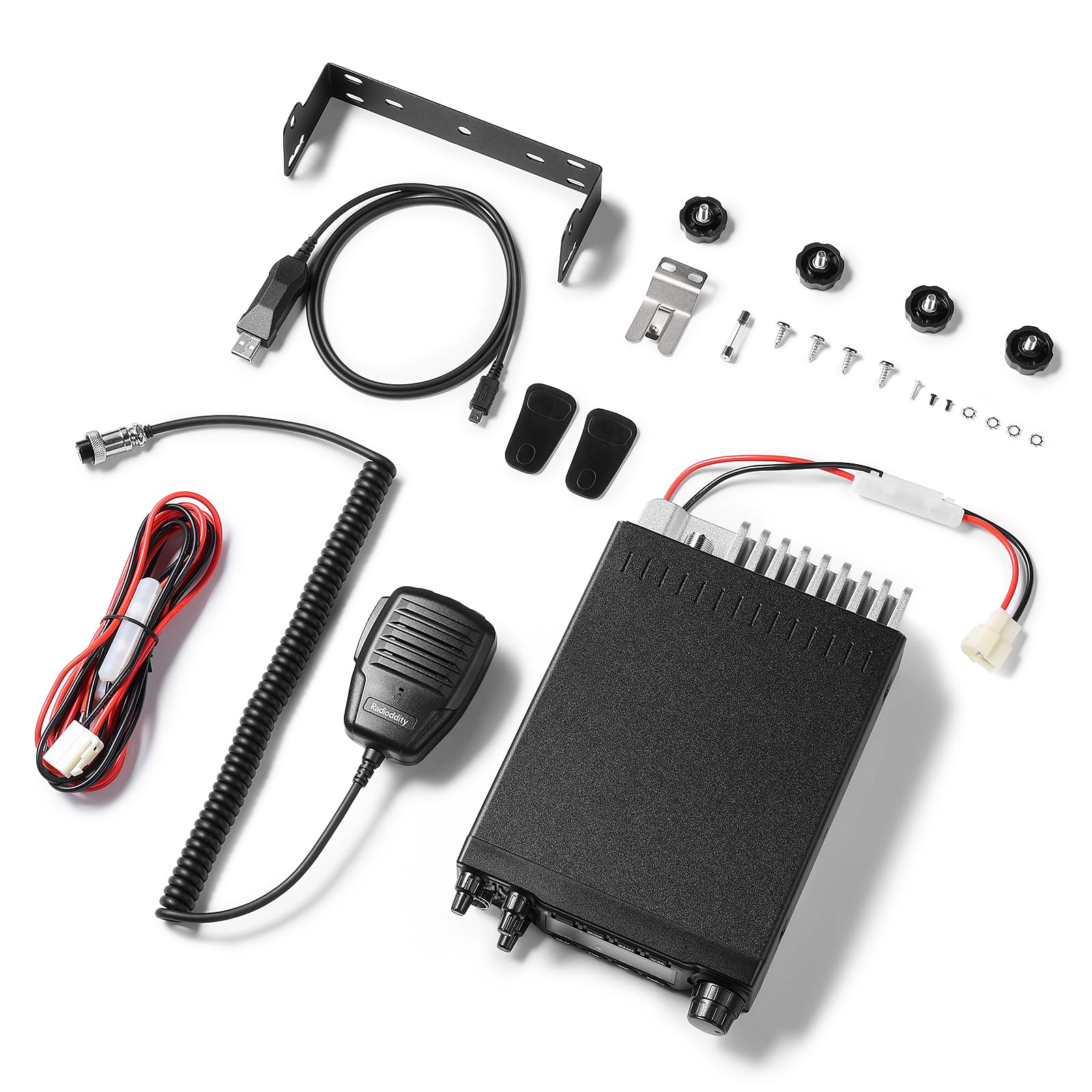 Radioddity QT80 10 Meter Radio, 80W High Power Amateur Ham Radio, SSB/AM/FM/PA Mobile Transceiver with RX & TX Noise Reduction, CTCSS/DCS, ASQ, SWR High Alert - Image 9