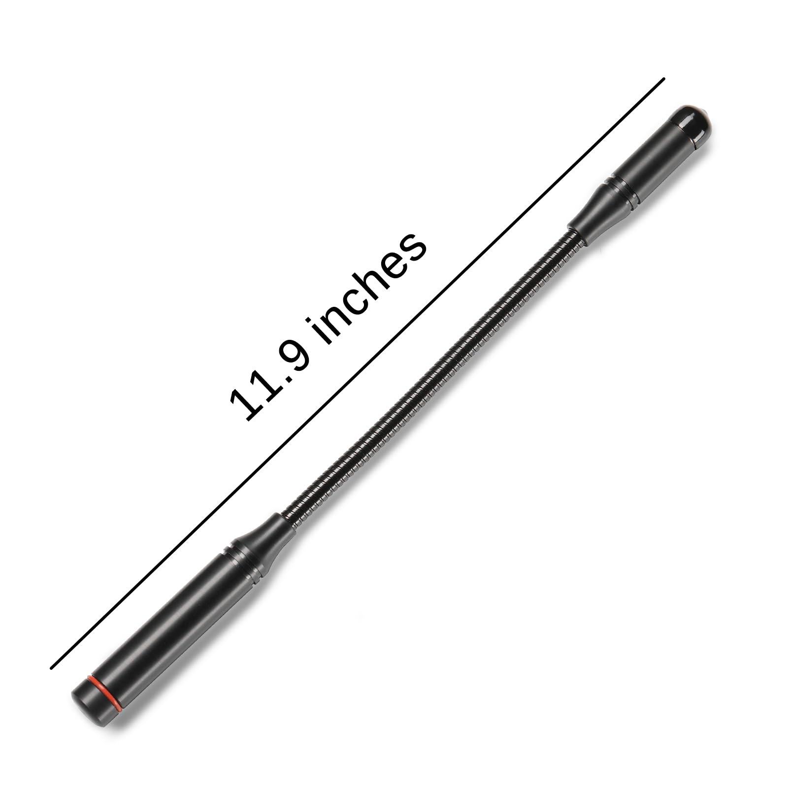 Radioddity RA12 UHF/VHF Dual Band Gooseneck Antenna, SMA-F 11.9’’ High Gain Ham Radio Antenna for Baofeng UV-5R Series UV-17R UV-9G GT-5R Radioddity GA-2S, GA-510, GC-5, GS-5B, GD-AT10G - Image 3